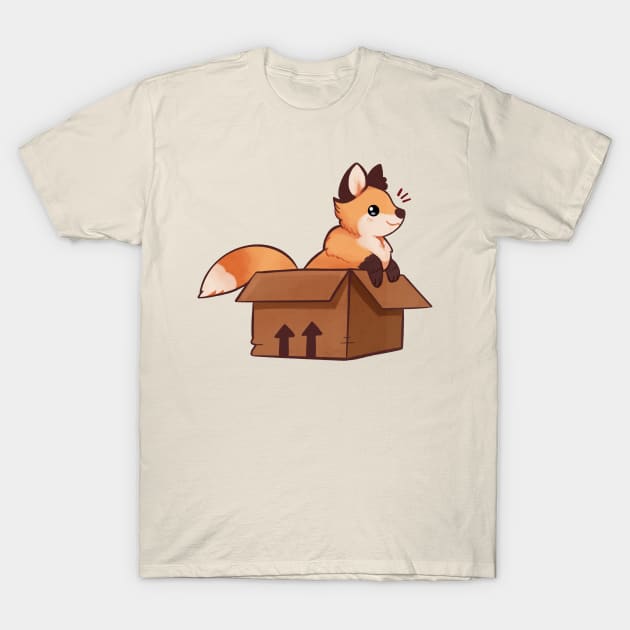 Fox in a Box T-Shirt by Griffywings